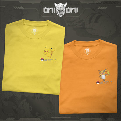 Duo Pack Playeras Pikachu Raichu DPK