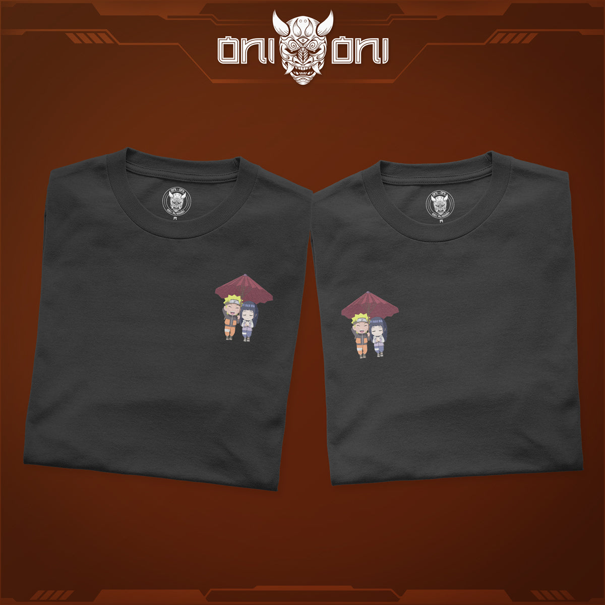 Duo Pack Playeras Naruto y Hinata 02