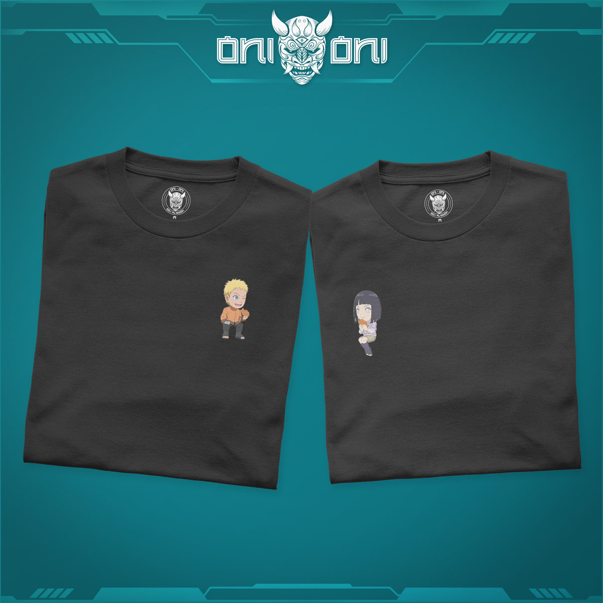 Duo Pack Playeras Naruto y Hinata 03