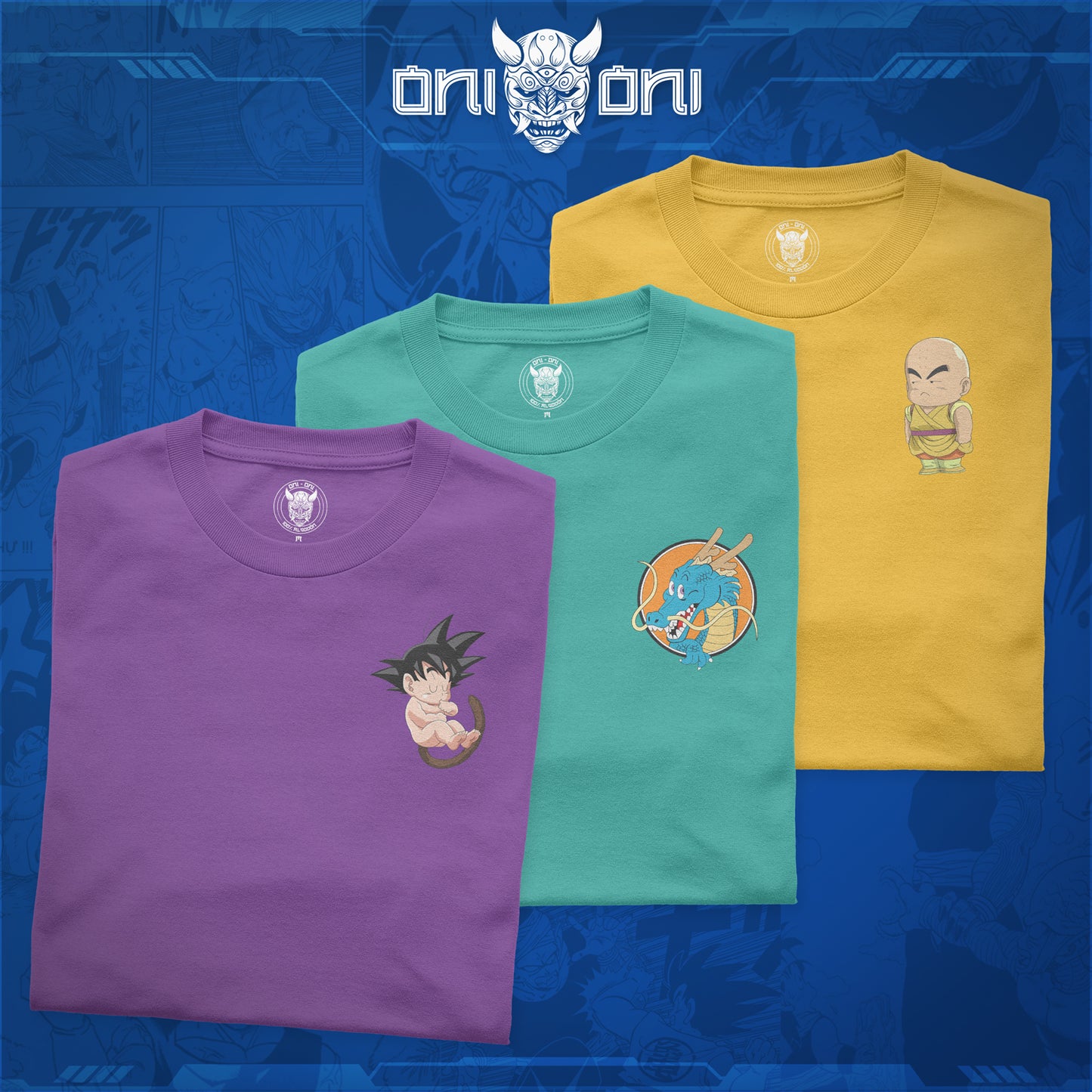 Pack de 3 playeras DB 1