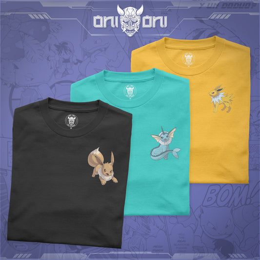 Pack de 3 Playeras Eeveelution