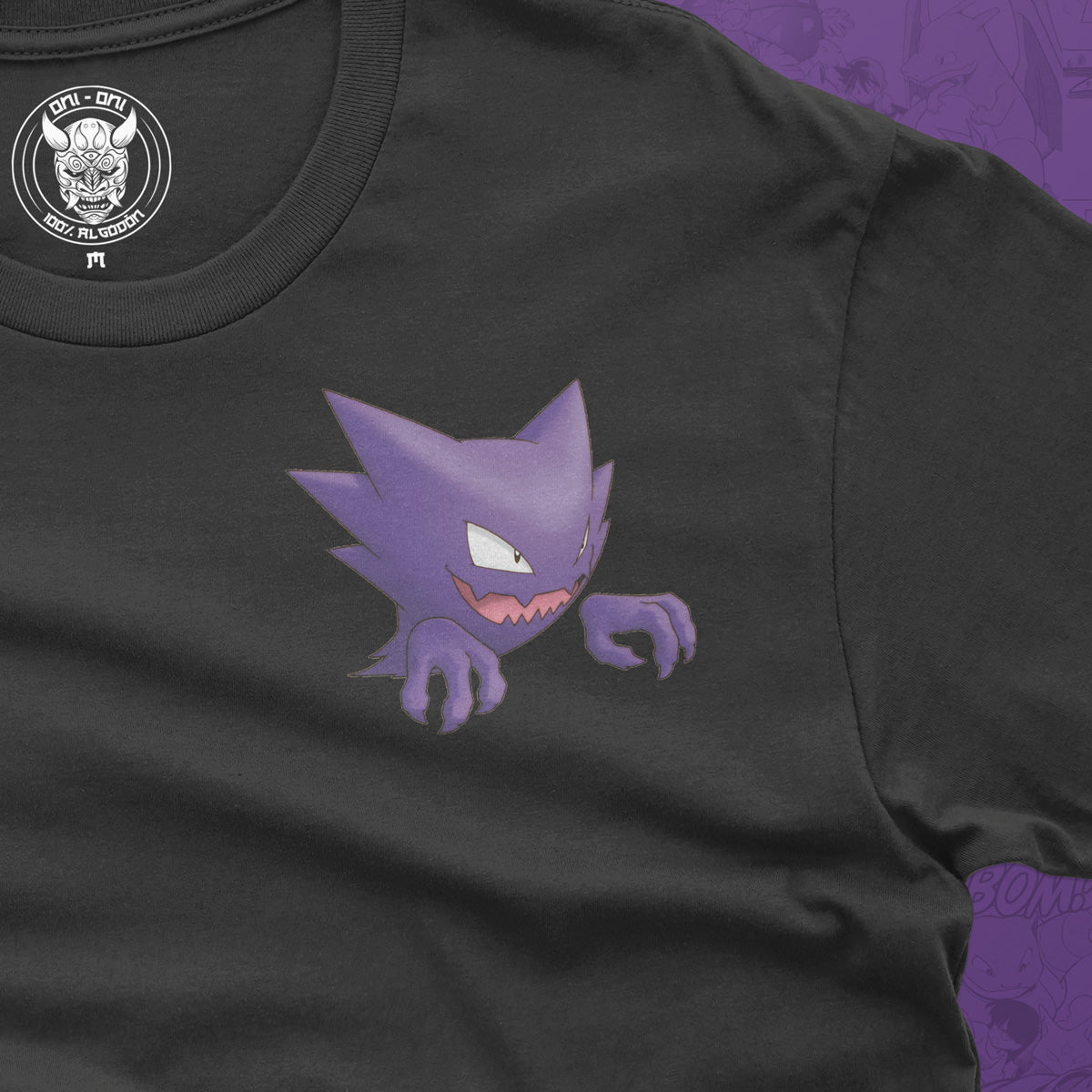 Pack de 3 Playeras Gastly Haunter Gengar